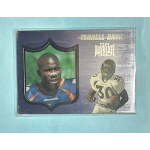 1998 PLAYOFF Absolute SSD Hobby #4 TERRELL DAVIS Silver DENVER BRONCOS